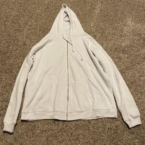 Full Tilt White Zip-Up Hoodie